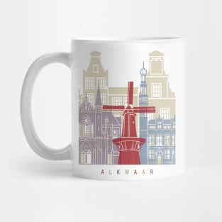 Alkmaar skyline poster Mug